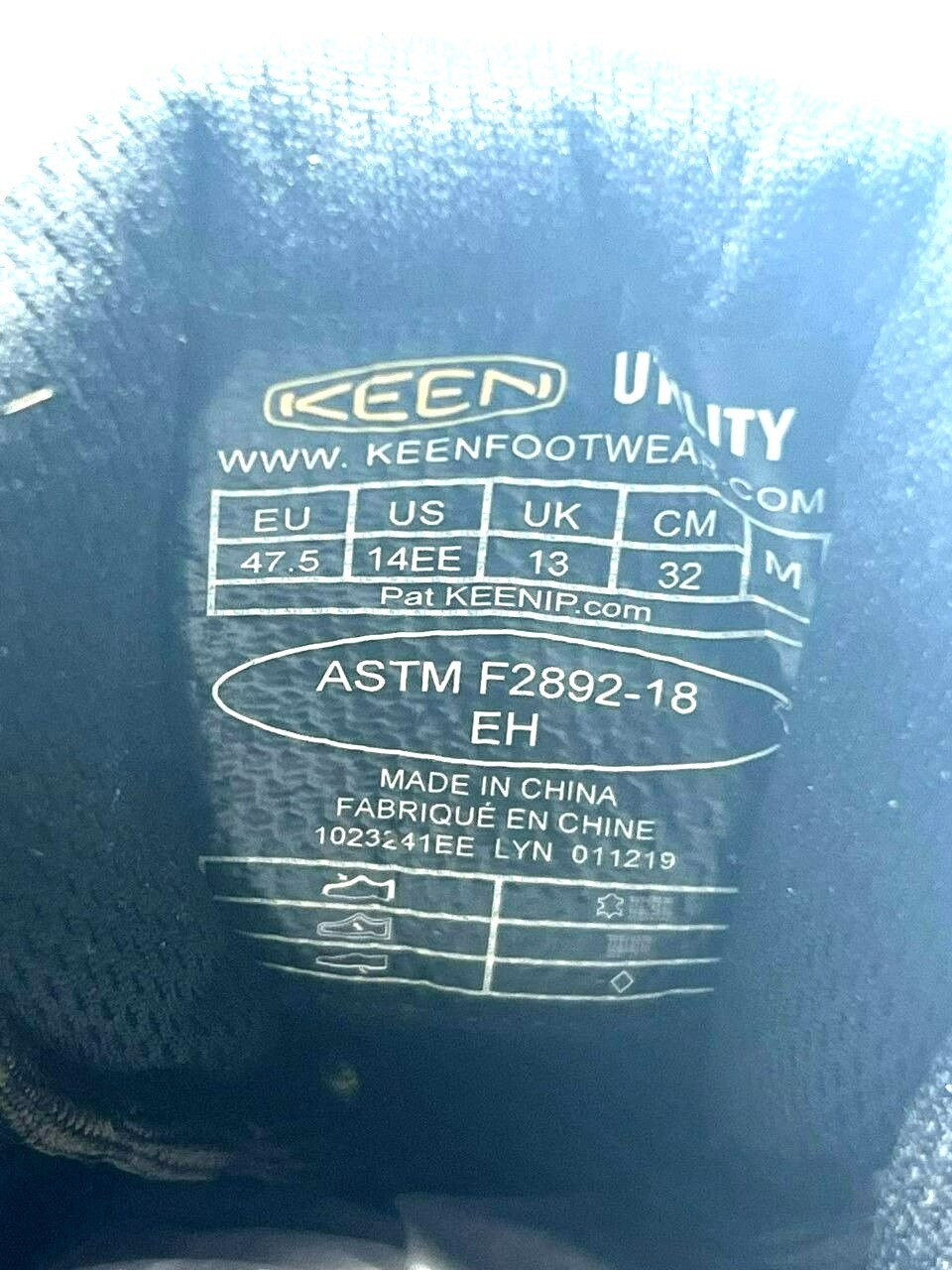 STIVALI DA TREKKING ALLACCIATI KEEN uomo Flint II punta morbida taglia uomo 14EE