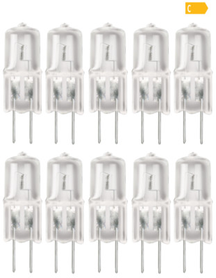 10x JC G6.35 Halogen 50W Stiftsockel GY6.35 Leuchtmittel 781lm Warmweiß dimmbar