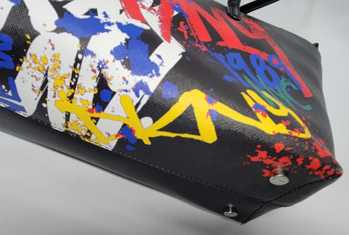 DKNY Bryant Park Graffiti 1989 Urban Large Tote/Handbag Black - Brand NEW W/Tags - Picture 20 of 24