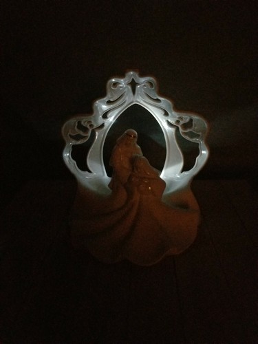 2002 Enesco Spirituelle Evening Star Light Up Holy Family Figurine Nativity - Picture 2 of 7