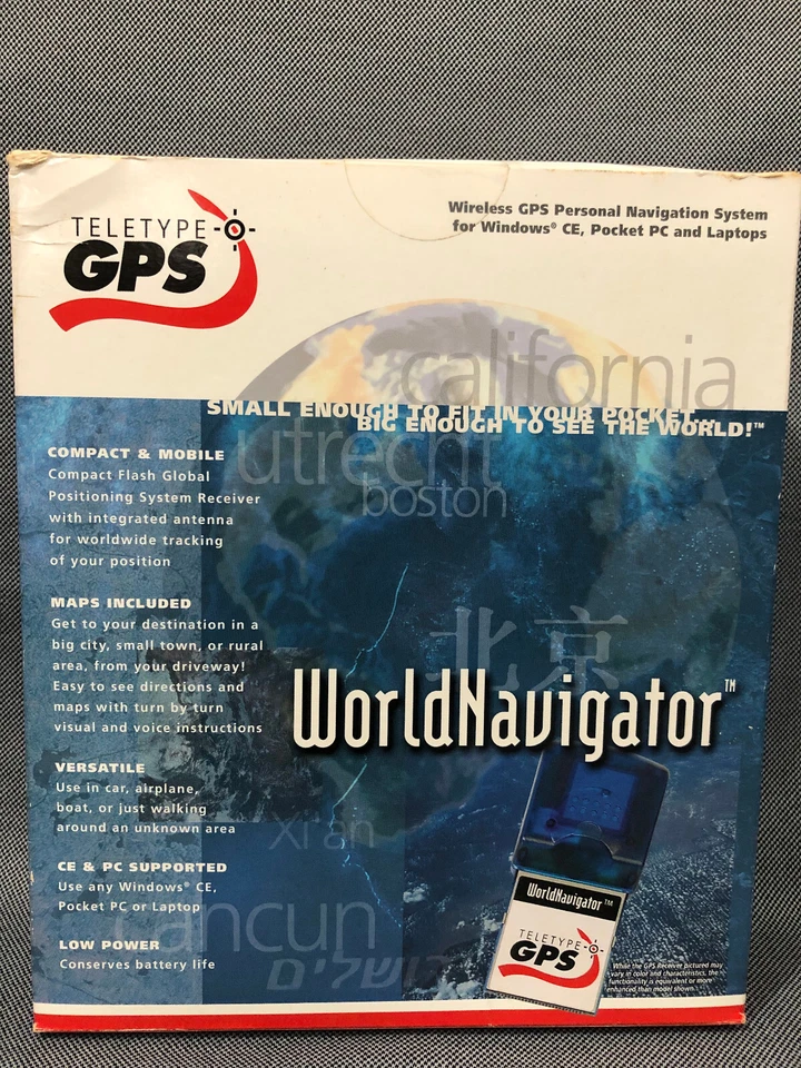 Vintage NEW TeleType World Navigator Professional GPS Receiver Aviation Marine - Image 3 of 4