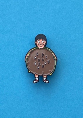 Pin/Anstecknadel/Emaille-Brosche für BOB'S BURGERS/GENE BELCHER* Fans/Hamburger