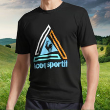 New Le Coq Sportif Active T-Shirt Logo American T-Shirt Funny S to 5XL