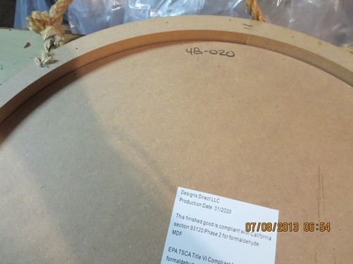 ROUND WOOD WALL DECOR--"COUNT YOUR BLESSINGS"--18" ACROSS--ROPE HANGER-#Y20A-3 - Picture 3 of 24
