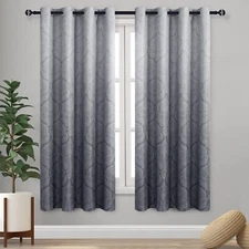 Ombre Blackout Curtains for Living Room - Thermal Insulated Block Light Energ...