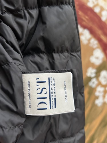 Moncler Agapanthus Giubbotto Shearling Trimmed Down Jacket Black Size 1 - Picture 11 of 22