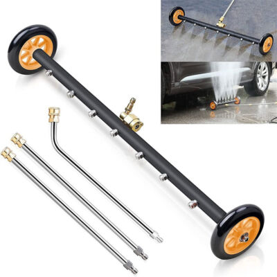 24'' Pressure Washer Water Broom Undercarriage Cleaner Driveway Surface Cleaner