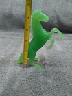 Vintage Jade Green Plastic Rearing Horse Figurine Hong Kong — photo 10
