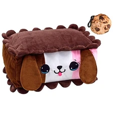 Ice Cream Sandwich Puppy Pillow & Ice Cream Cookie Coin Purse - NWT