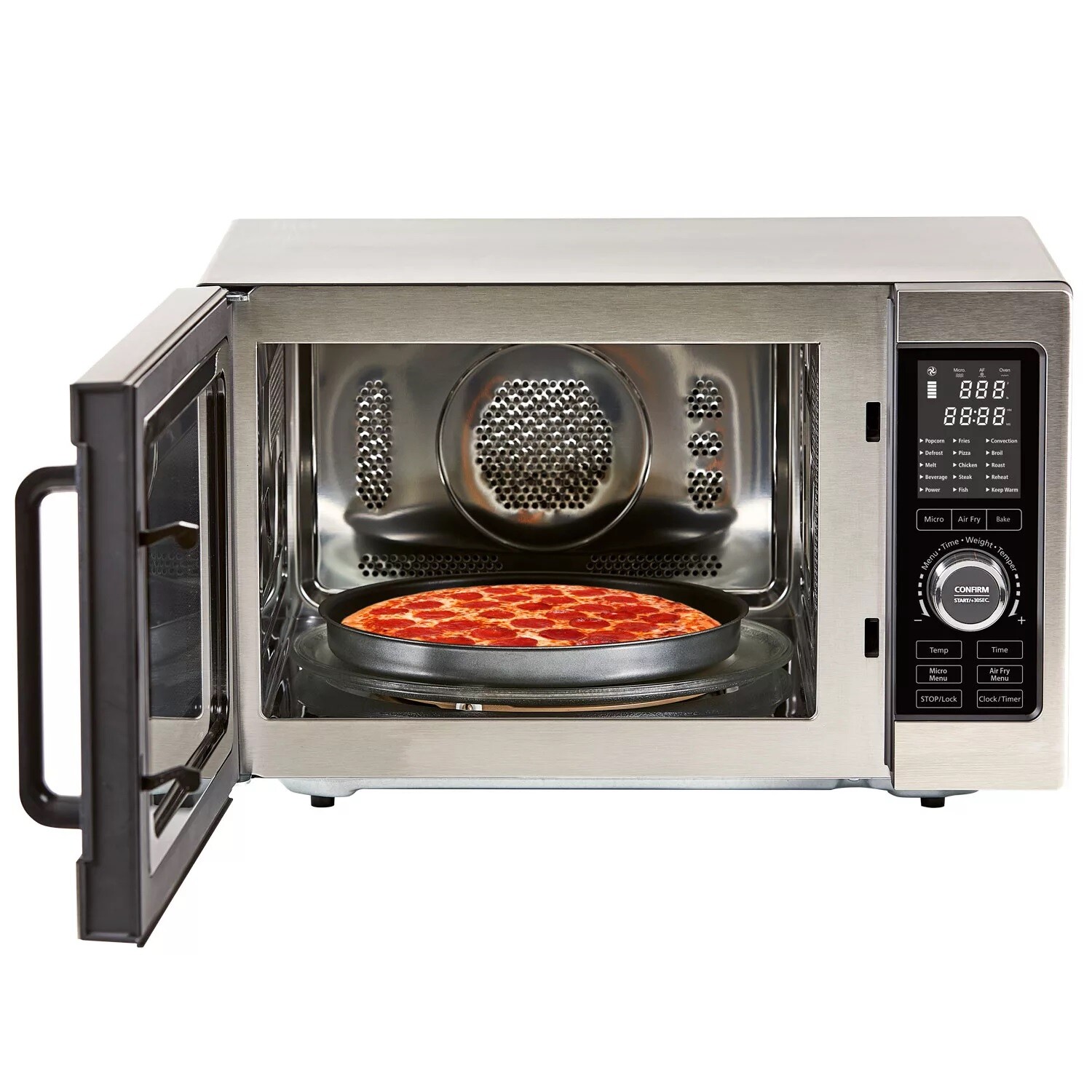 PowerXL BDK03 Tristar Microwave Air Fryer, Stainless Steel 195925203398