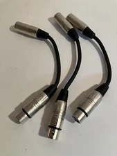 Audio2000'S Microphone Cable ADC203M 3 QTY one foot