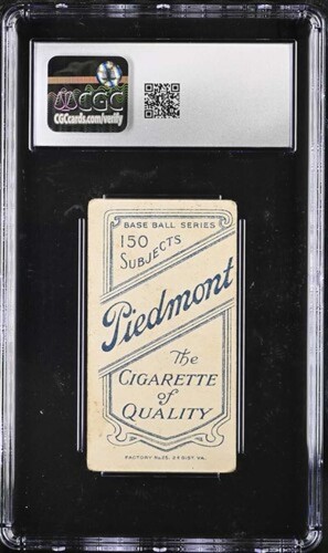 1909-11 T206 #48 KITTY BRANSFIELD CGC 2 GOOD FIELDING 1970 - Picture 2 of 2
