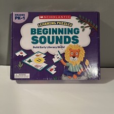 Scholastic Learning Puzzle Beginning Sounds New