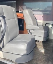 Fits 2018 Roadtrek 2 Captain Seats One 2nd Row Seat Leatherette