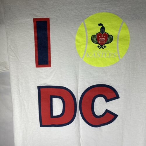 Washington Kastles Tennis White Shirt Mens Size Medium - Picture 2 of 4