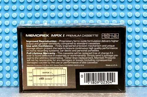 MEMOREX MRX I 90 VS III TIPO I CINTA DE CASETE EN BLANCO (1) (SELLADA) - Imagen 2 de 3