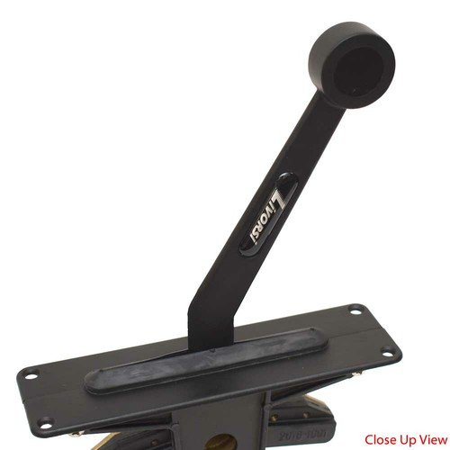 Livorsi Boat Shift Control TH1LBK | Top Mount Single Lever Black - Picture 4 of 5