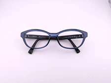 Valentino Eyeglasses, Frames Only, V2681 424 Blue, 53-16-140, Plastic, Italy