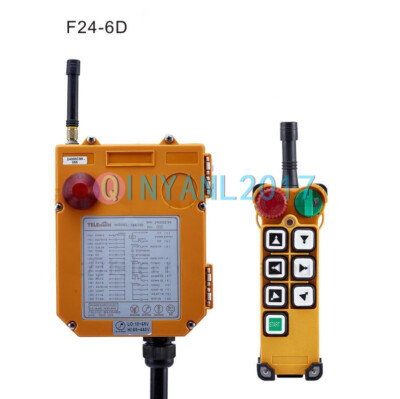 1X Crane Radio Wireless Remote Control 2Transmitter Receive AC/DC 65~440V F24-6D