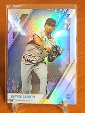 2022 Panini Chronicles Edward Cabrera Phoenix Silver Holo Prizm Rookie #6