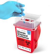 Sharps Containers for Home Use, Needle Disposal, Sharps Disposal, Small Biohazar
