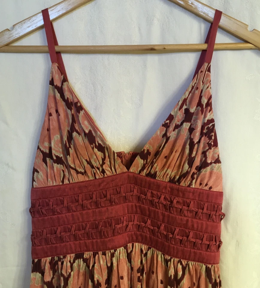 Кокетливое платье розовый Sz S Marciano с ремешками Y2k пляж платье - Изображение 3 из 4