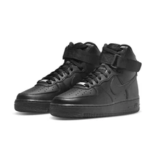 Nike Air Force 1 High DD9624-001 Sneakers Women's Black Leather Shoes aaNKE447