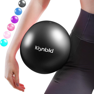 Small Exercise Ball 9 Inch Mini Pilates Ball Anti Burst Slip Resistant Yoga Ball
