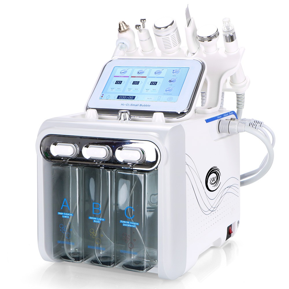 6/7 in 1 Hydra Water Facial Skin Cleaning Hydro Dermabrasion Oxygen Peel Machine