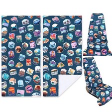 Hahafelt 2 Pack Car Seat Towel Covers Athletic 63 X 31.5 Inches Multicolor Hahafelt 2 Pack Car Seat Towel Covers Athletic 63 X 31.5 Inches Multicolor