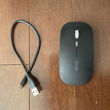 LED Wireless Silent Mouse Uiosmuph G12 Slim Rechargeable Mouse W/ Charger USB