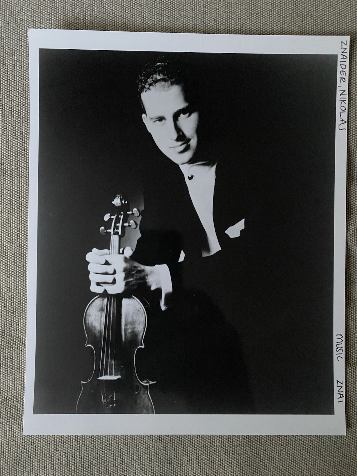 Nikolaj Znaider Press Photo 8x10”. The Gewandhaus Orchestra Of Leipzig.