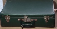 PICCOLA E ANTICA VALIGIA DA VIAGGIO EPOCA ANNI 40/50 DI COLORE VERDE