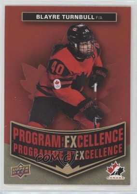 2025 Tim Hortons Team Canada Program of Excellence Blayre Turnbull #POE-14 0c3