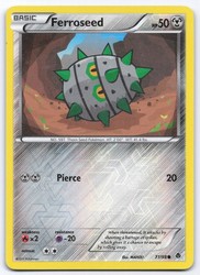 Ferroseed 71/98 Reverse Holo Black & White: Emerging Powers