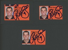 ROBBIE GOULD lot of (3) autographs | Bears/49ers Kicker - signed