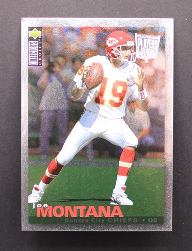 Joe Montana [Player's Club Platinum] #117 1995 Collector's Choice card