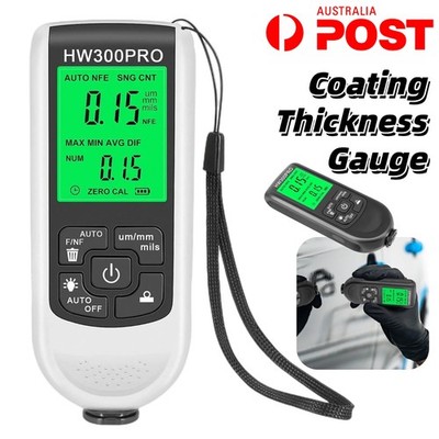 Coating Thickness Gauge Car Paint Film Depth Tester LCD Digital Meter Measuring