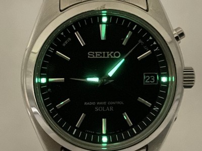 Seiko Solar Men's Black Watch - SBTM159 for sale online | eBay