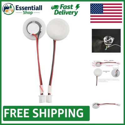 Efficient 2-Pack 20mm Ultrasonic Mist Maker Discs - Anti-Corrosion & Durable