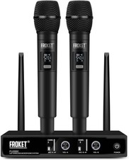 Handheld Wireless Microphone System - 260ft Range