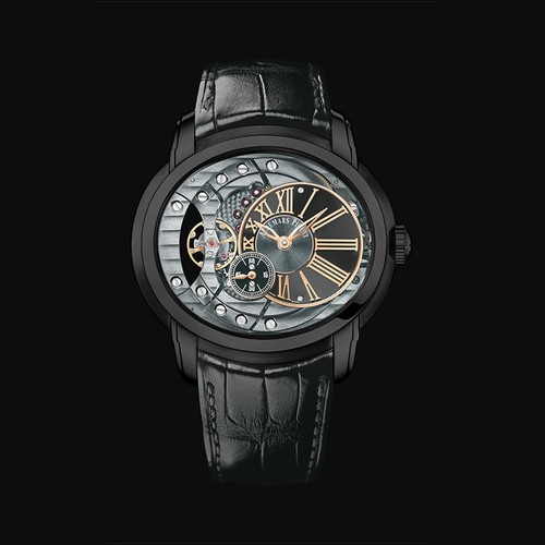 AP 15350ST.OO.D002CR.01 Millenary 4101 Openworked Black Stealth Bespoke DLC
