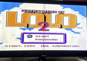 ADVENTURES OF LOLO 2 NINTENDO NES PAL CARTUCCIA