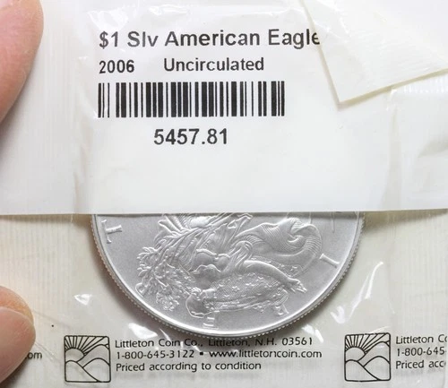 2006 American Silver Eagle UNC, Littleton Coin Company