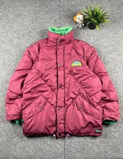 Dolomite Vintage Reversible Down Jacket Burgundy / Green