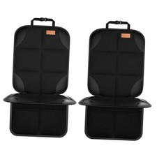 Car Seat Protector, Large Auto Protector for Child Seats with 2PS Black