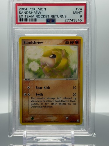 Sandshrew graded PSA 9 for sale on eBay