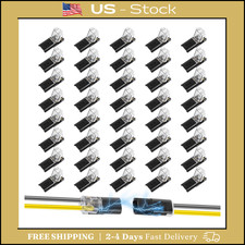 40 Pcs Low Voltage Wire Connector, Quick Solderless Wire Splice Connector, 2 Wir