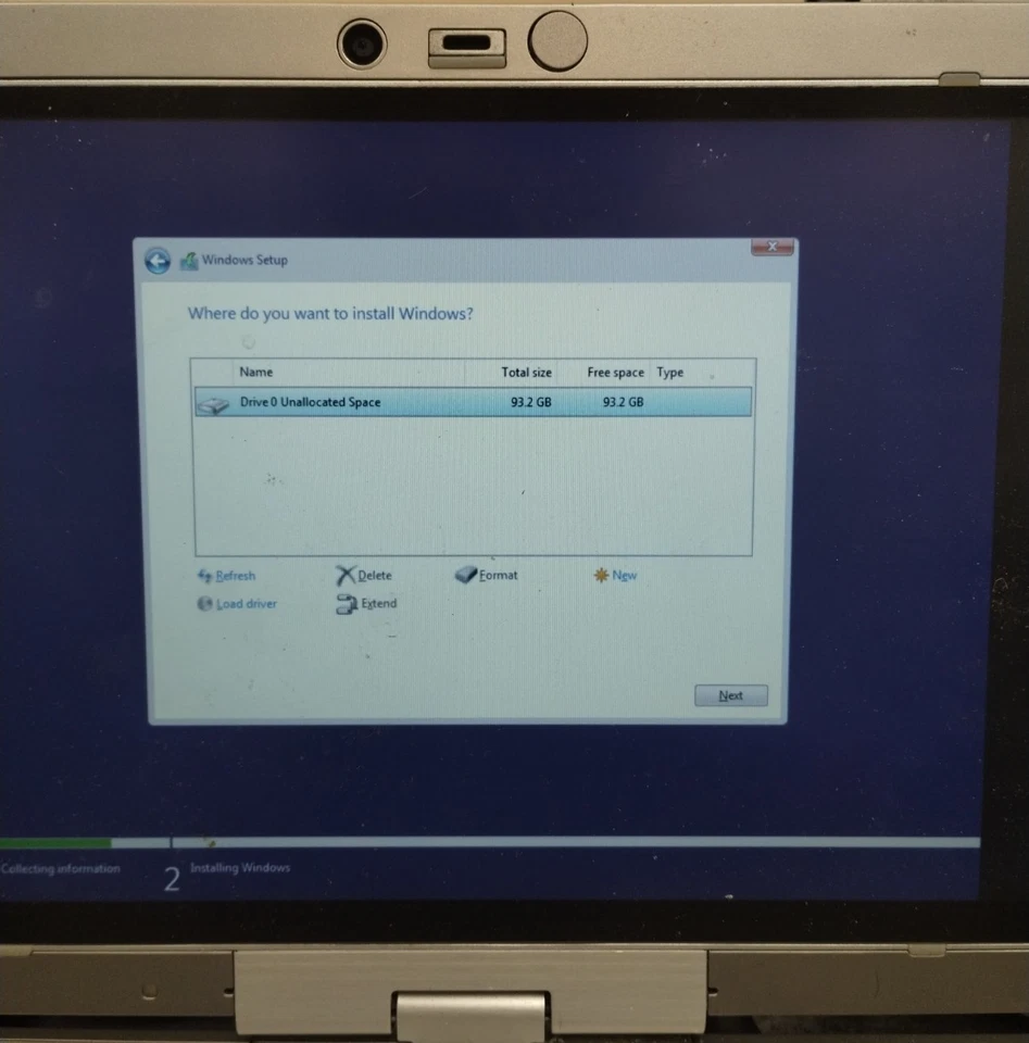 HP Compaq 2710p 12.1" Laptop Core 2 Duo U7600 2GB RAM 100GB HDD Boots/Bios - Image 3 of 4