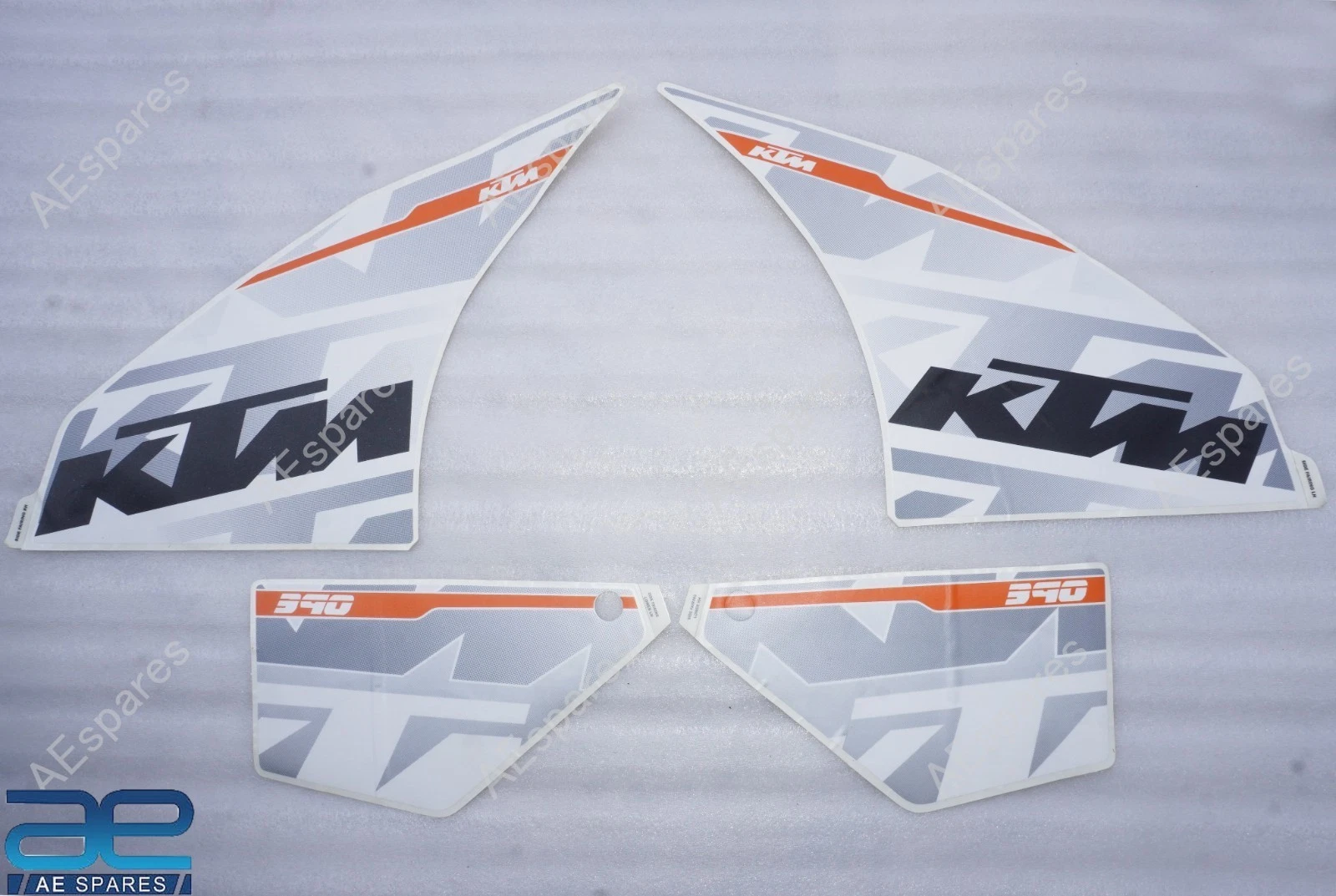 Side Fairing Graphics Decals Sticker Kit for KTM RC 390